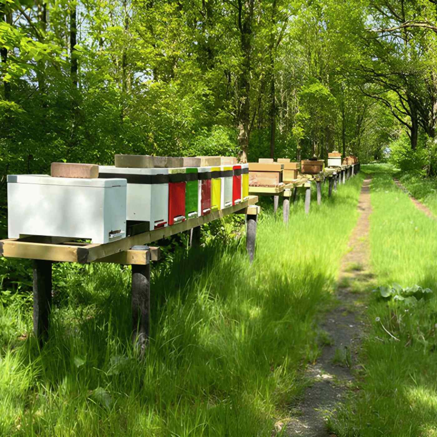 Bijenkasten van Bestuiving Brabant in Riel voor natuurlijke gewasbestuiving